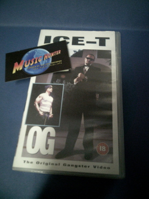 ICE-T - OG THE ORIGINAL GANGSTER VIDEO VHS VIDEO (W)