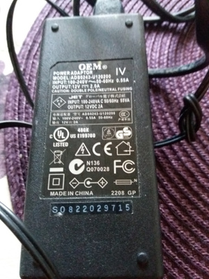 OEM Power adaptori