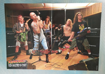 Rob Halford (Judas Priest) : Fight yhtyeen posteri