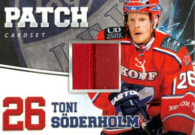 2014-15 Cardset  TONI SÖDERHOLM HIFK Patch
