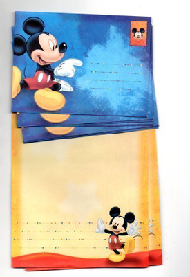°"MIKKI HIIRI"° - KIRJEPAPERIT & KUORET SETTI /DISNEY, nro 1
