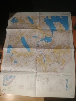 Vanha peruskartta 1976, Rautjärvi / Simpele