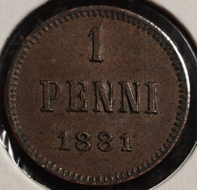 1 PENNI 1881