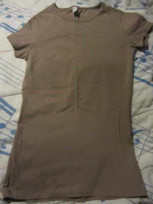 T-paita / Toppi S Vero Moda * vaaleanruskea* hiukan pitempi