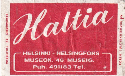 Helsinki, Haltia , Museok. 46    s26