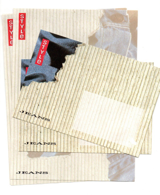 °°JEANS STYLE°° -KIRJEPAPERIT & KUORET SETTI /(Nro 9)