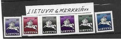 LIETUVA-6 MERKKIÄ**