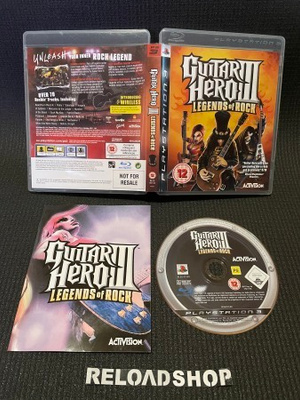 Guitar Hero III Legends of Rock PS3 - CiB