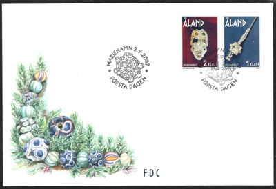 FDC Åland 2002  Rautakausi   LaPe ÅL 210-211