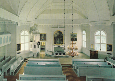 KIRKKOKORTTI - TAMPERE - TEISKON KIRKKO - SISÄKUVA - 2