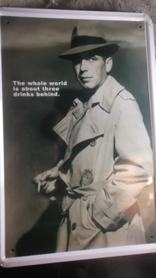 Peltikyltti Humphrey Bogart