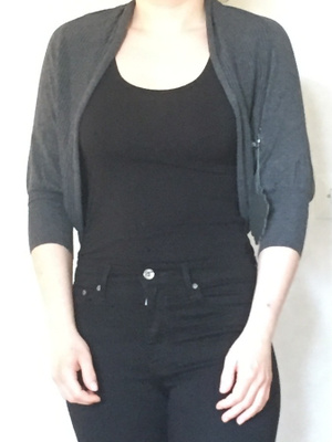 Uusi harmaa Luxestar bolero / neuletakki L/ XL