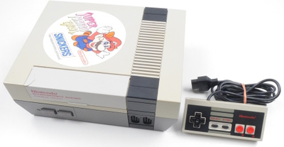 Nintendo 8-Bit Console With Snickers Sticker