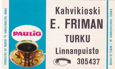 Turku, E. Friman , Paulig     7/3