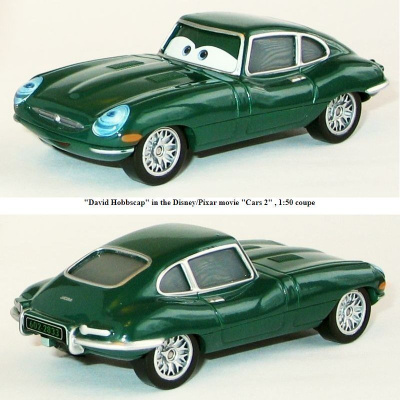 Disney Cars (Autot) elokuvasarjan Jaguar E-type autot, 3 kpl
