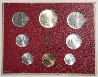 Vatikaani 1969 kolikkosetti, UNC