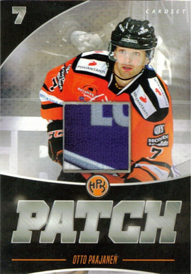 2016-17 Cardset  OTTO PAAJANEN HPK Patch