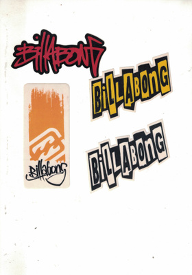 BILLABONG tarrat, 4 kpl