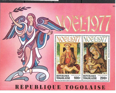 Togo 1977 - Joulu Christmas ++ blokki