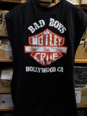MÖTLEY CRÜE 1989 HIHATON KIERTUE T-PAITA KOKO KOKO L