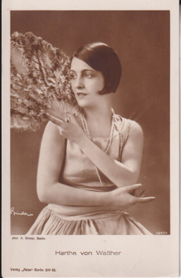 Hertha von Walther ,filmitähti, Star,  e127