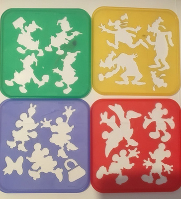 TUPPERWARE Piirrustuslevy Disney Aku, Minni tai Hessu