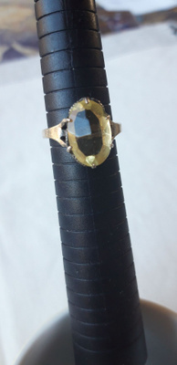 Kaunis hopea sormus, koko n. 21 mm, 3,5 g
