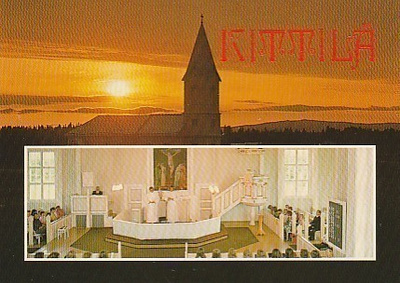 Postikortti, KITTILÄ, kirkko