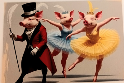 Postikortit "BALLERINAT"