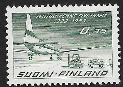 Lentoliikenne 0,35 1963 (LAPE 579) **