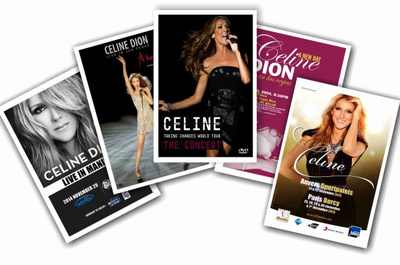 CELINE DION -- julistesetti 5x A4 (Upea Lahja!) #1