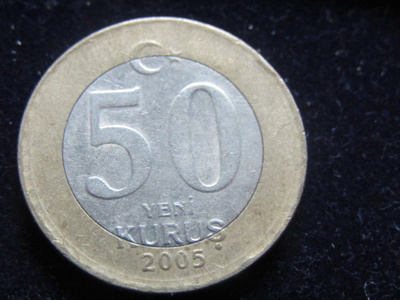 50 kurus 2005 Turkki-Turkey