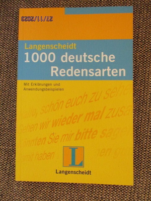 Langenscheidt DEUTSCHE REDENARTEN