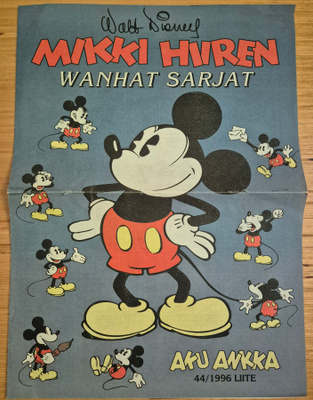 Mikki Hiiren wanhat sarjat - Aku Ankka 44/1996 liite
