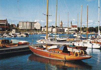 Hangö - Hanko Venesatama väri b502