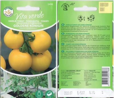 Tomaatti siemenet - Goldene Köning 07.2023! ALE -80%!!! #