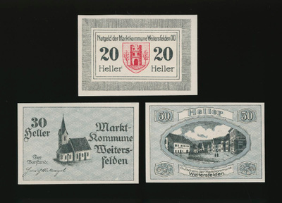 Itävalta 20, 30, 50, Heller, Weitersfelden 1920