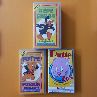 Putte ja Repe Sorsa valikoima [VHS] 3€/kpl