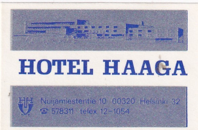 Helsinki, Hotel Haaga ,  e47