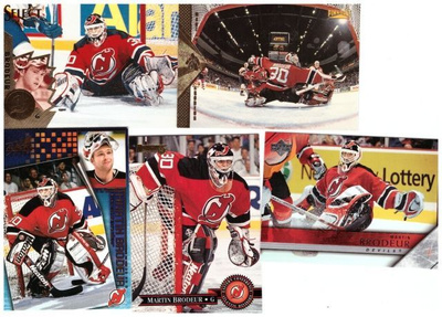 5 x MARTIN BRODEUR New Jersey Devils