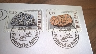 Kuori Finlandia hiihto Hämeenlinna-Lahti 1986 erikoisleima