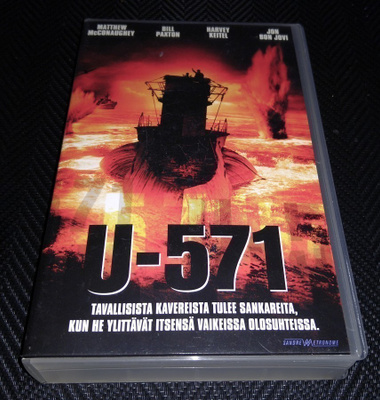 VHS U-571 VHS KASETTI
