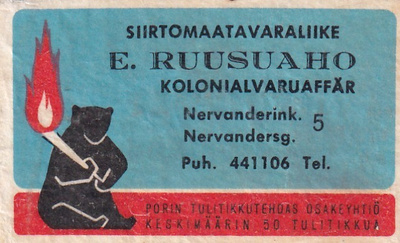 E. Ruusuaho, Nervanderink. 5    6/1