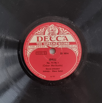 Savikiekko 1948 - Decca orkesteri  - Decca SD 5014