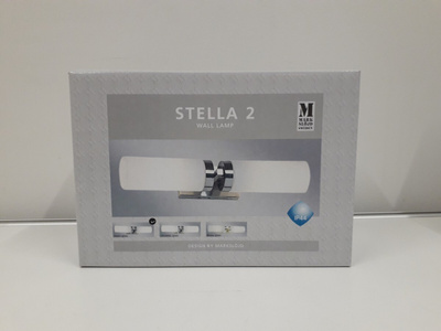Seinävalaisin Stella 2, 2lmp (brush.stl,opal,MarkSlöjd,uusi)