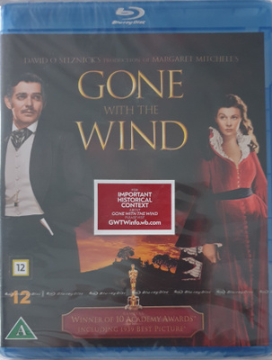 GONE WITH THE WIND / TUULEN VIEMÄÄ BLU-RAY UUSI!
