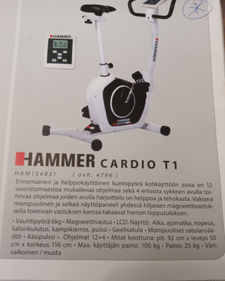 KUNTOPYÖRÄ HAMMER CARDIO T 1