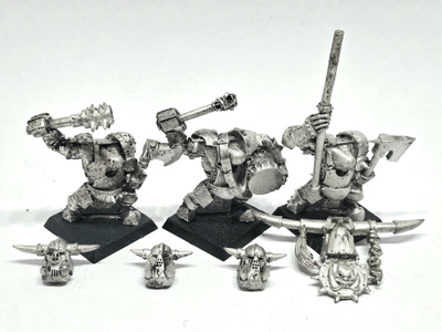 WHFB - Black Orc Command Group [B6]