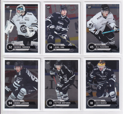 2020-21 Cardset Series 1 TPS Team Set 12 korttia (157-168)