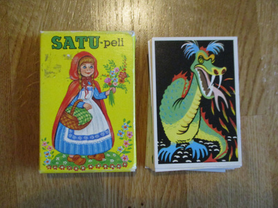 SATU-peli SATUPELI * paletti 391 4021 korttipeli pelikortit